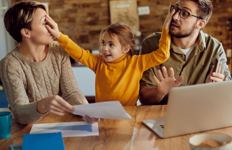 Child silencing parents