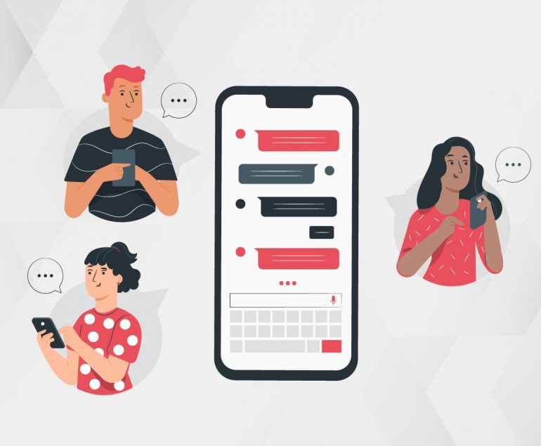 Messaging to connect to customers